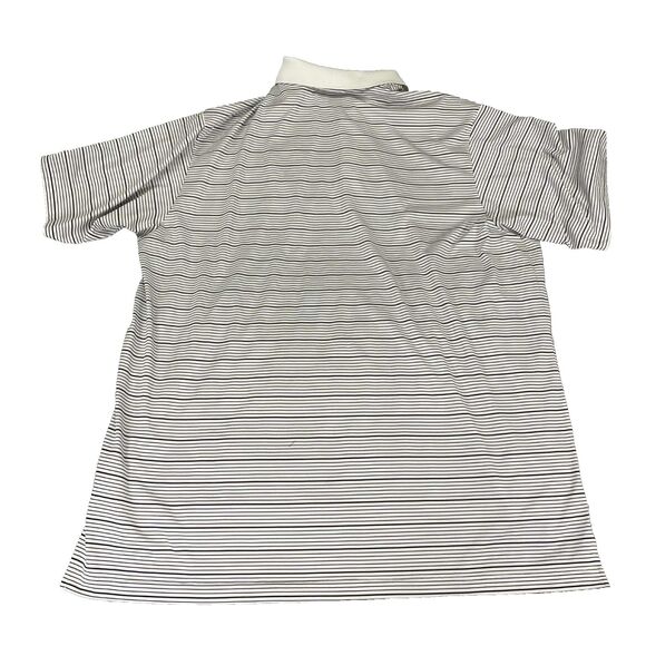 Adidas Polo Men’s 2XL Striped Golf Shirt Pinehurst US Open 2014 Climalite White - Picture 2 of 9